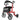 4 Wheels Rollator Walker with Seat & Shock Absorption for Seniors