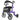 4 Wheels Rollator Walker with Seat & Shock Absorption for Seniors