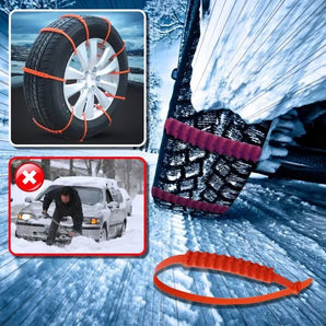 Universal Reusable Anti-skid PE Tire Chains（10pcs）
