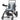 30 Miles 500W All Terrain Power Lightweight Aluminum Portable Foldable Motorized Wheelchair