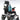 Reclining all-terrain portable electric wheelchair