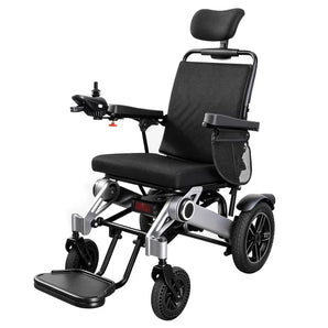 500W Motor All-terrain Front and Back Folding Electric Wheelchair