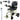 Goldseason 33 lb portable foldable all-terrain electric wheelchair with 15 mile range